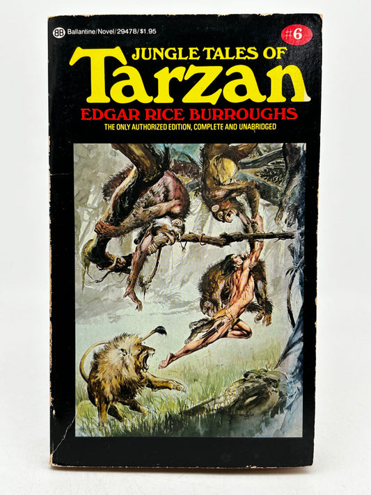 Tarzan: Jungle Tales Of Tarzan #6 BALLENTINE Paperback Edgar Rice Burroughs SF11