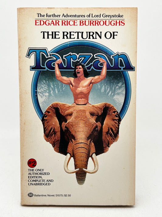 Return Of Tarzan Book #2 BALLENTINE Paperback Edgar Rice Burroughs SF11