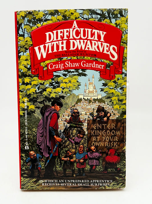 A Difficulty With Dwarves: The Ballad Of Wuntvor ACE Paperback Craig Shaw Gardner SF11