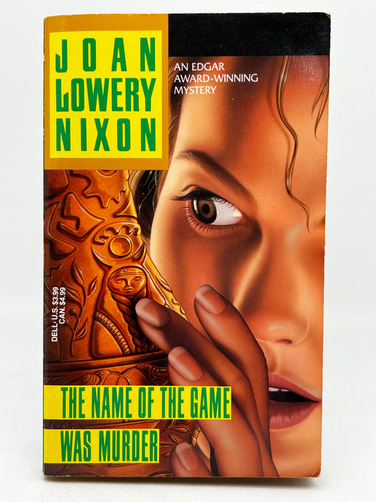 Name Of The Game Was Murder DELL Paperback Joan Lowery Nixon SF11