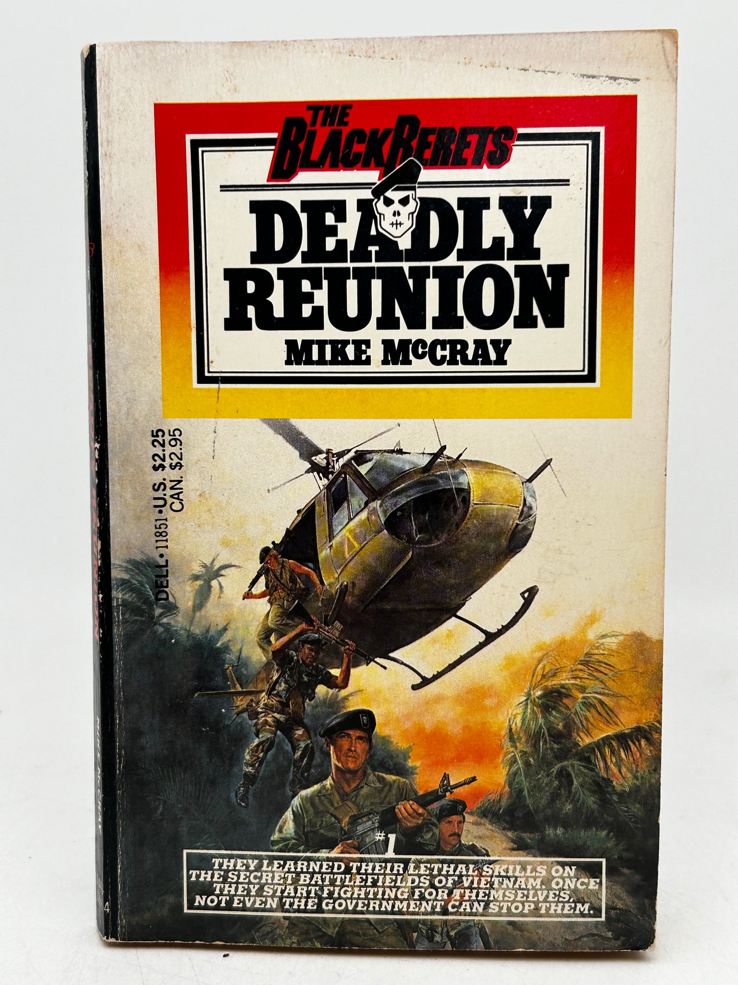 Black Berets #1 Deadly Reunion DELL Paperback Mike McCray SF11
