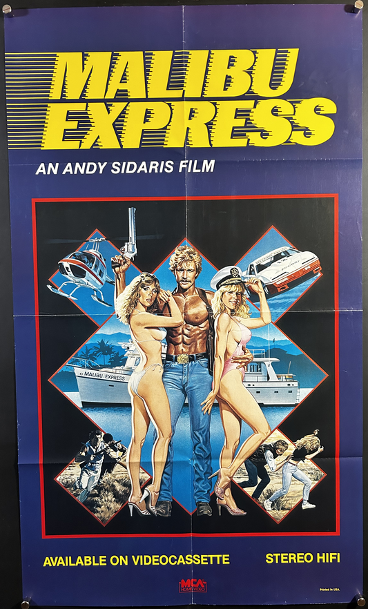 Malibu Express Original Video Poster 1985