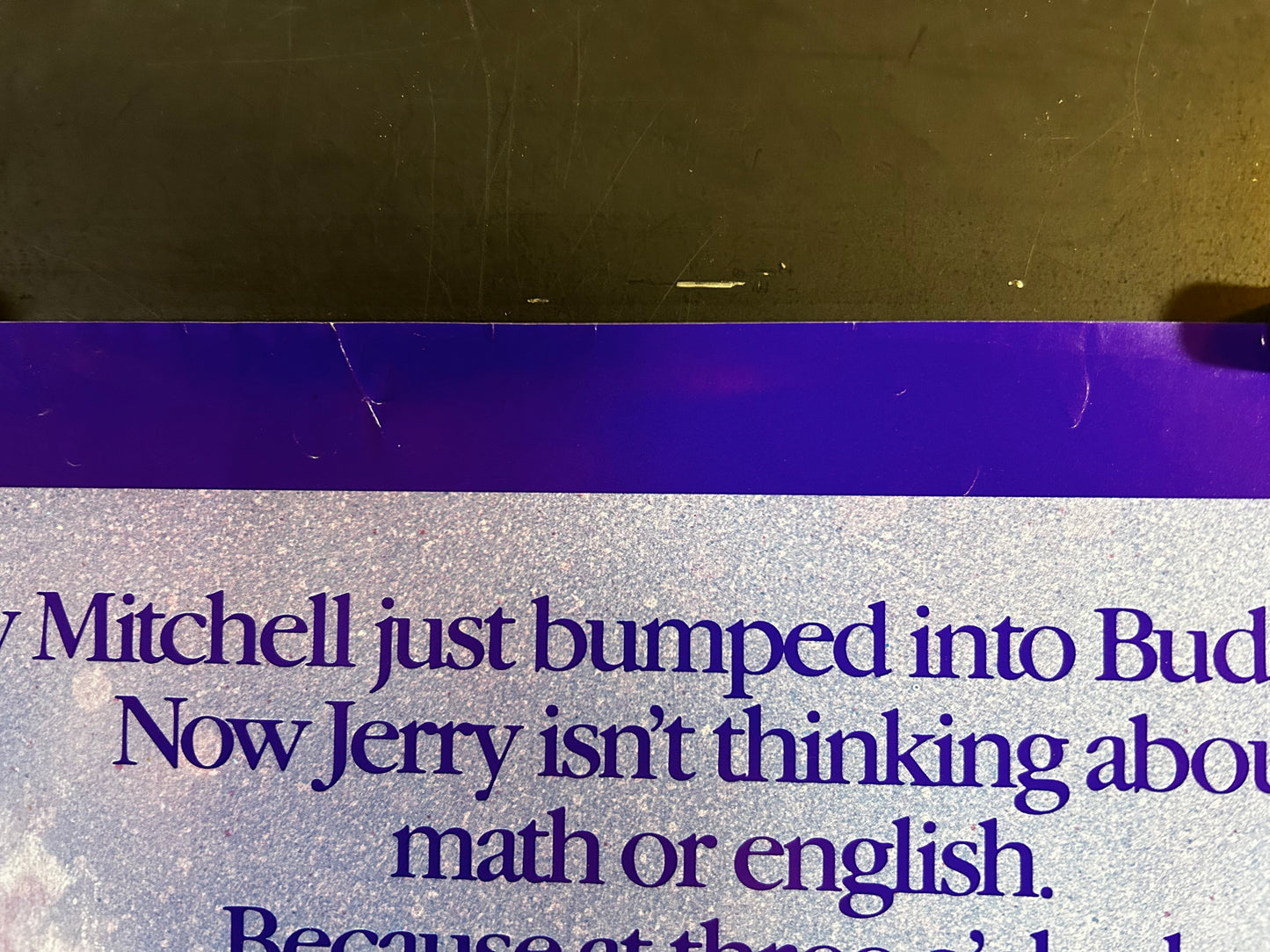 Three O'Clock High Original One Sheet Poster 1987