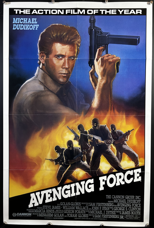 Avenging Force Original One Sheet Poster 1986