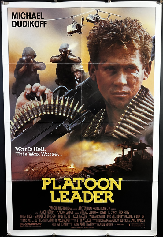 Platoon Leader Original One Sheet Poster 1988