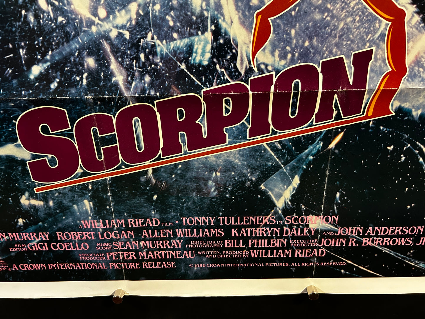 Scorpion Original One Sheet Poster 1986
