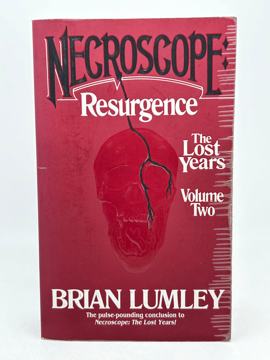 Necroscope Resurgence The Lost Years Vol. 2 TOR Paperback Brian Lumley SF12