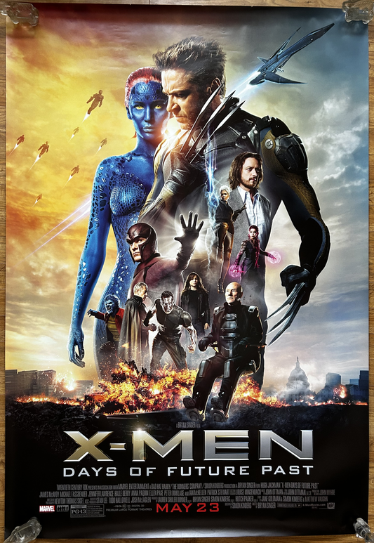 X-Men Days Of Future Past Original Bus Stop Poster 2014