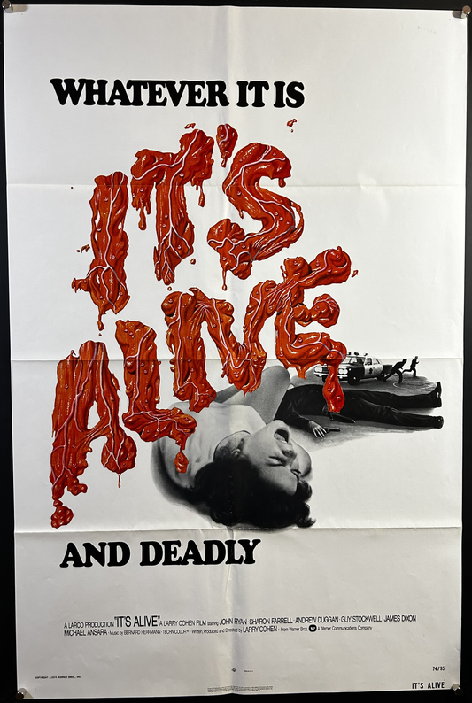 It's Alive Original International One Sheet Poster 1974