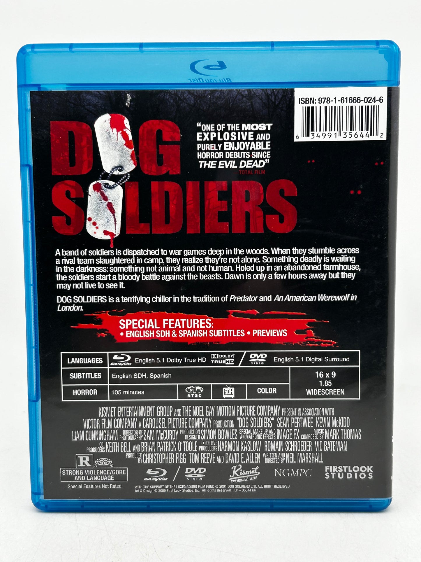 Dog Soldiers BLU-RAY Neil Marshall USED BR03
