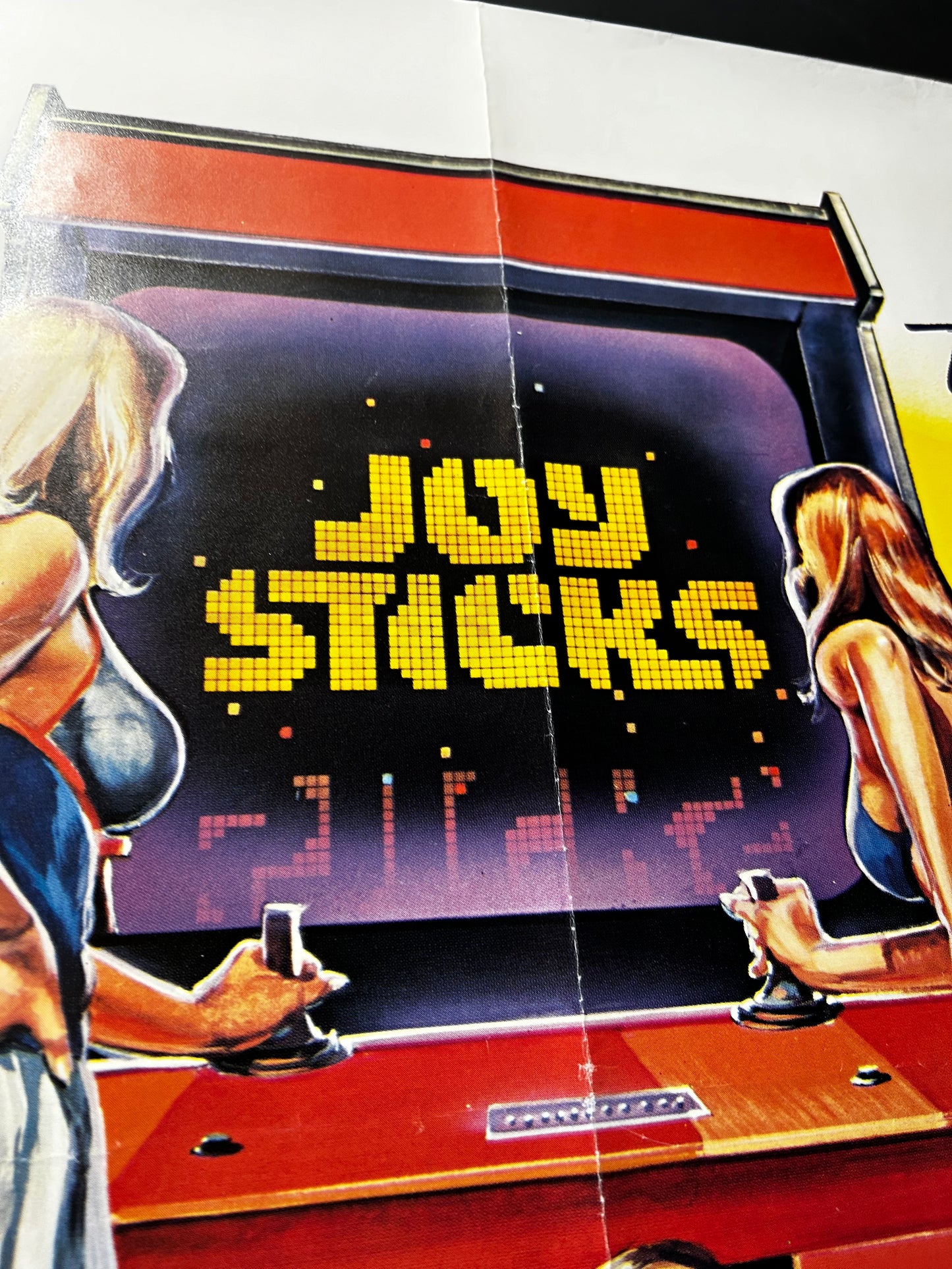 Joy Sticks Original UK Quad Poster 1983