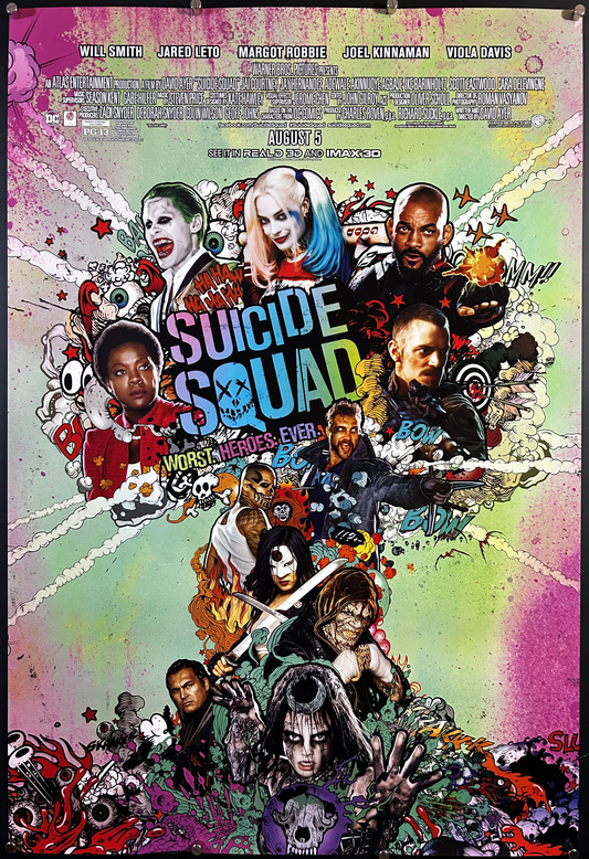 Suicide Squad Original One Sheet Poster 2016