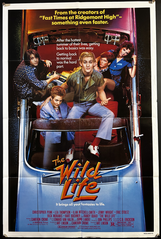 Wild Life Original One Sheet Poster 1984
