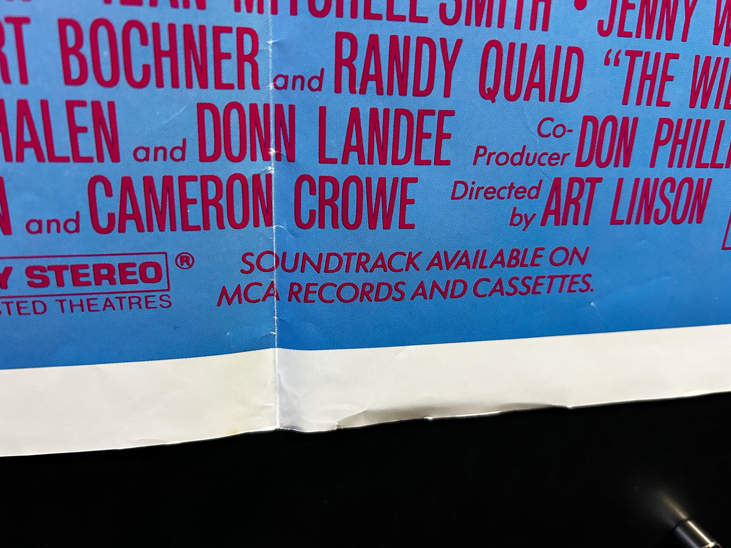 Wild Life Original One Sheet Poster 1984