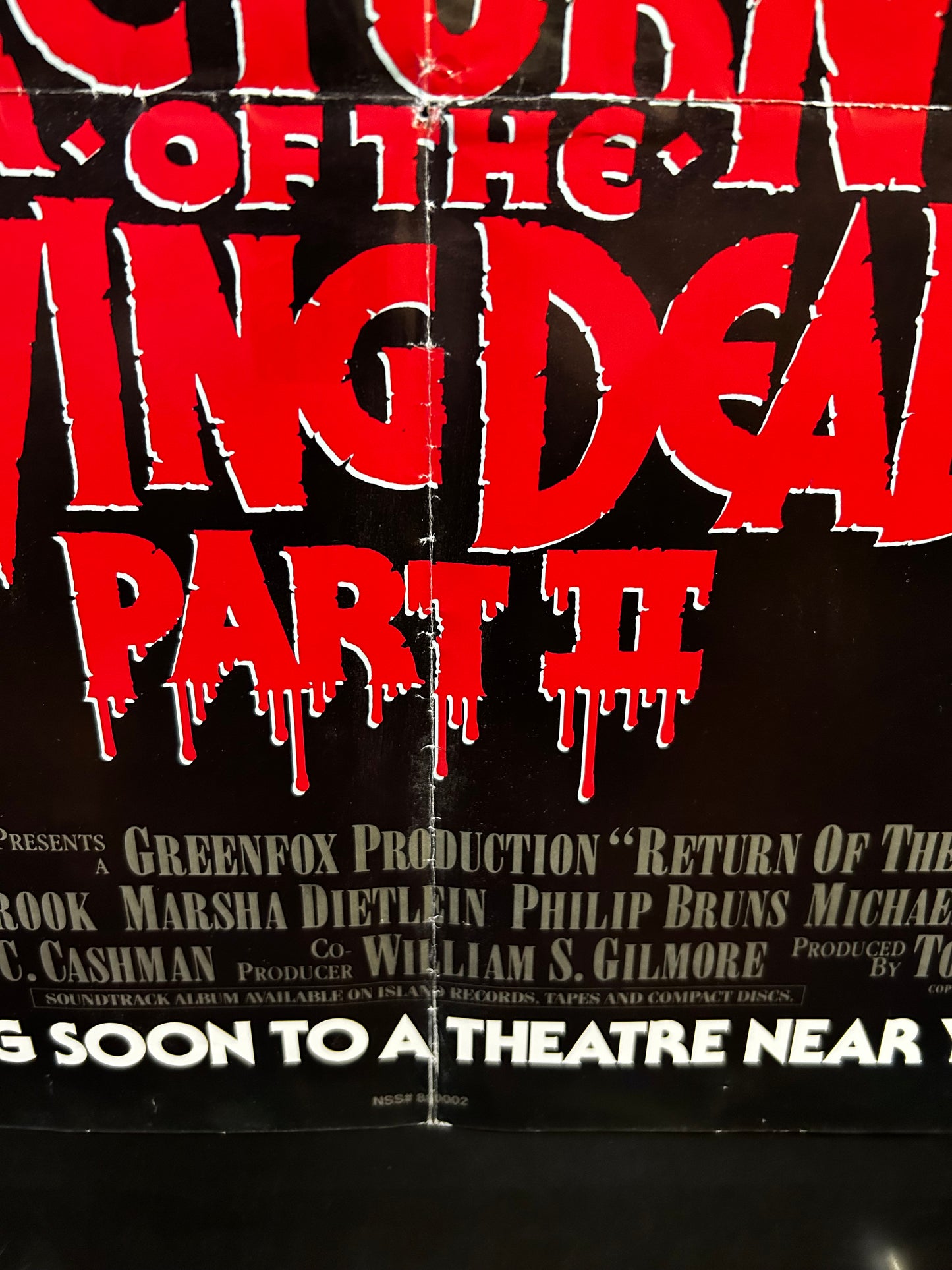 Return Of The Living Dead 2 Original One Sheet Poster 1988