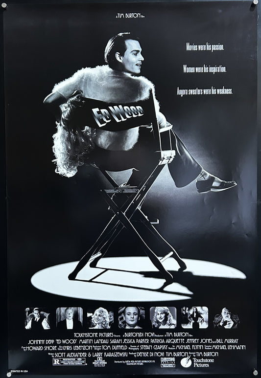 Ed Wood Original One Sheet Poster 1994