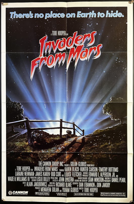 Invaders from Mars Original One Sheet Poster 1985