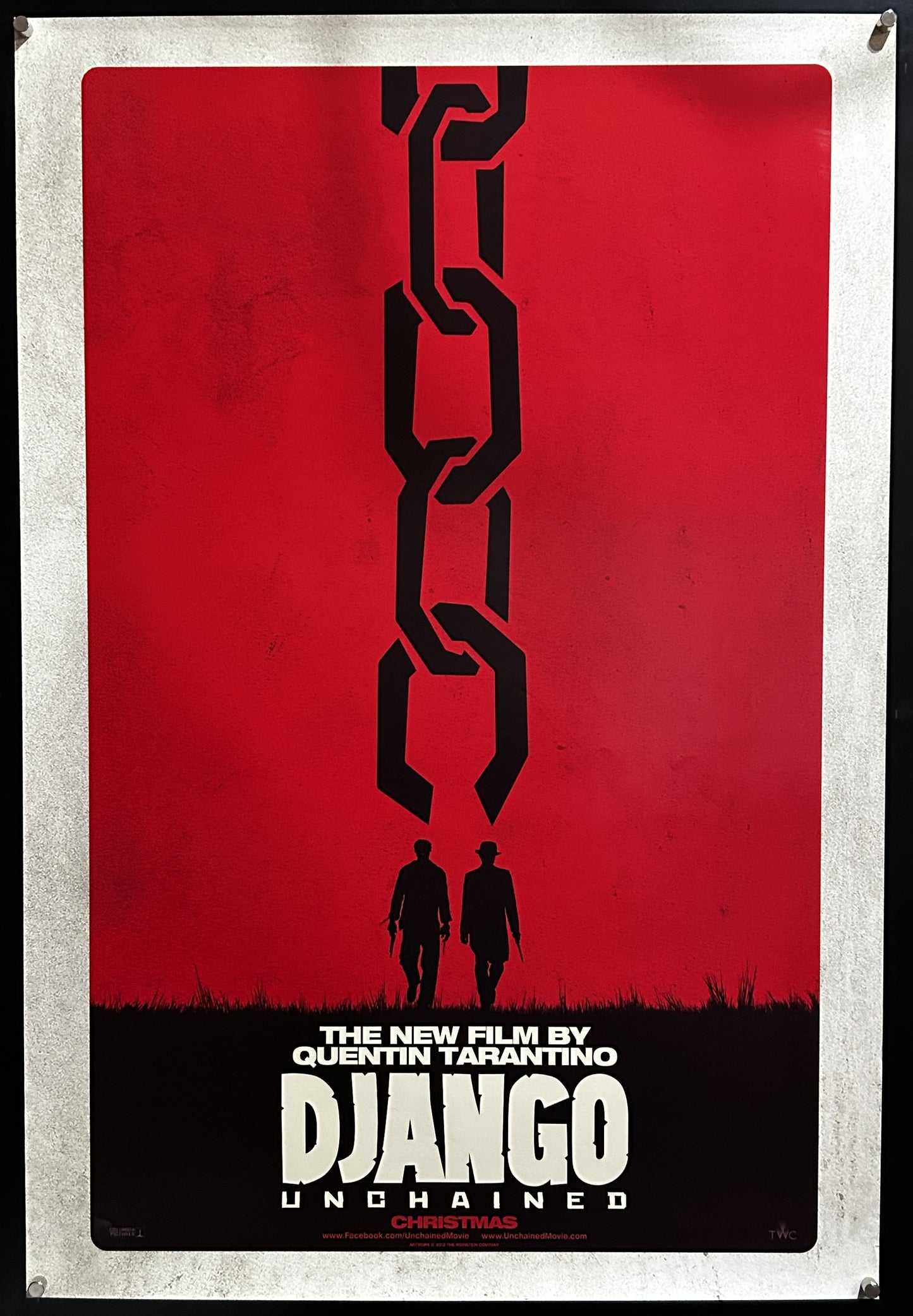 Django Unchained Original One Sheet Teaser Poster 2012