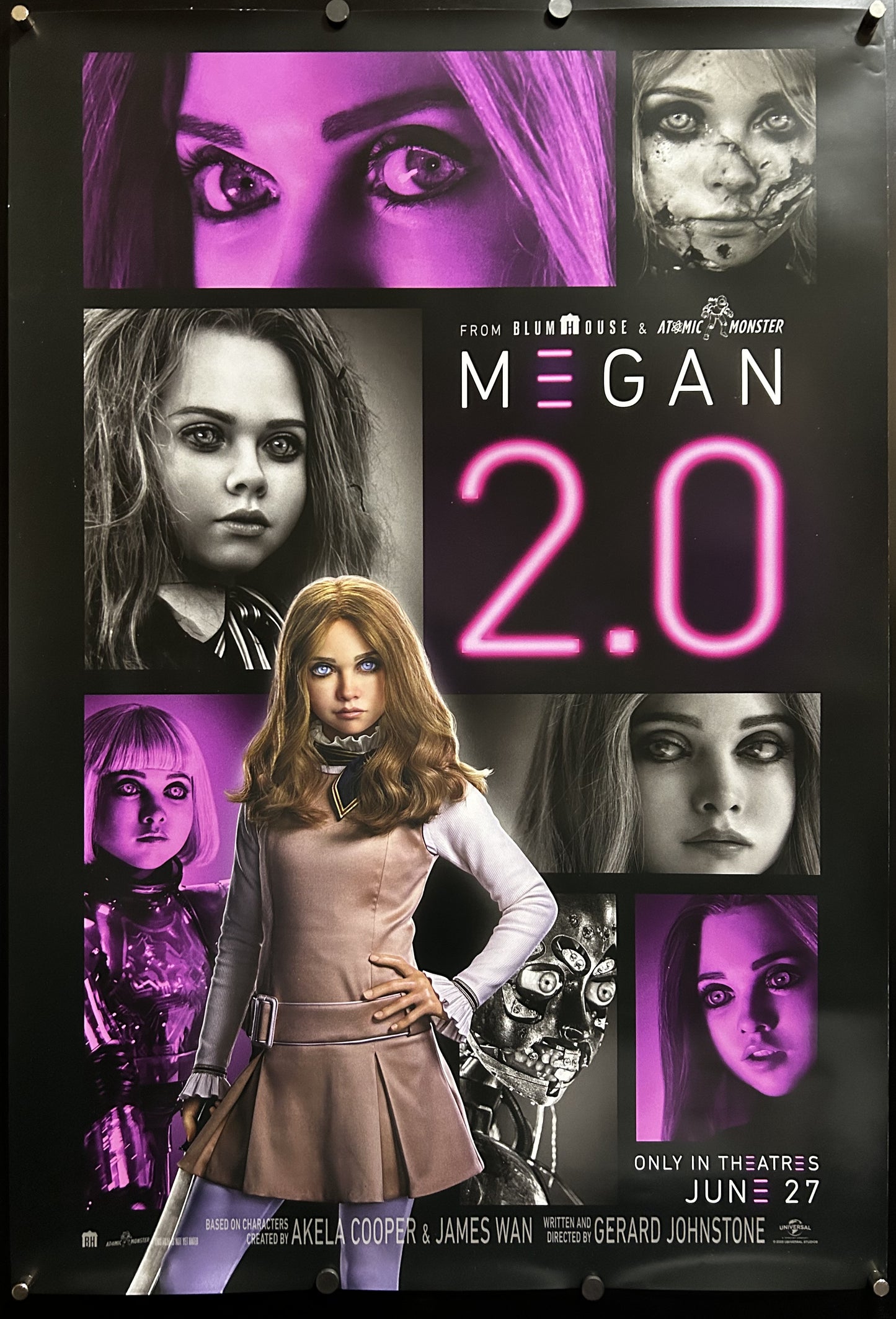 Megan 2.0 Original International One Sheel Advance Poster 2025