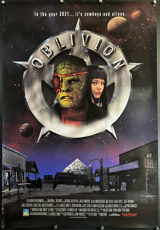Oblivion Original One Sheet Poster 1994 Full Moon!