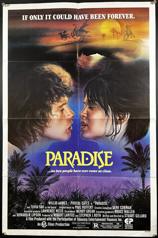 Paradise Original One Sheet Poster 1982