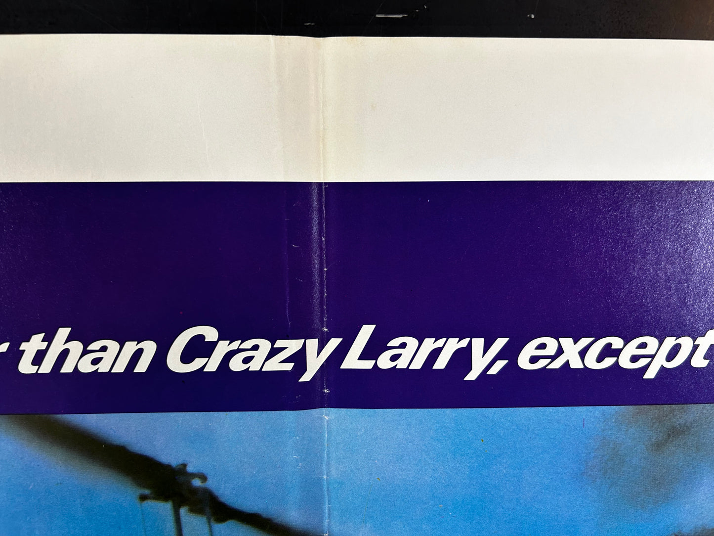 Dirty Mary Crazy Larry Original One Sheet Poster 1974
