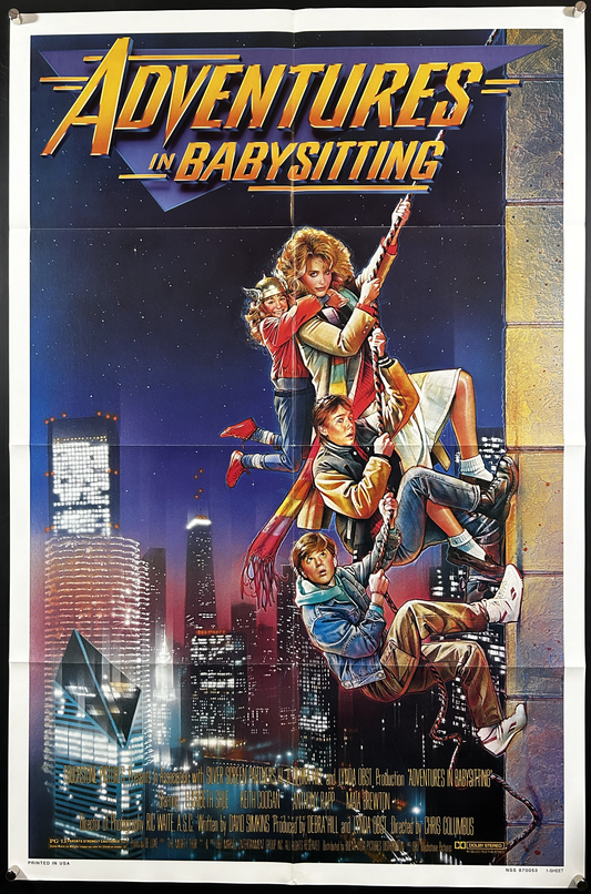 Adventures In Babysitting Original One Sheet Poster 1987