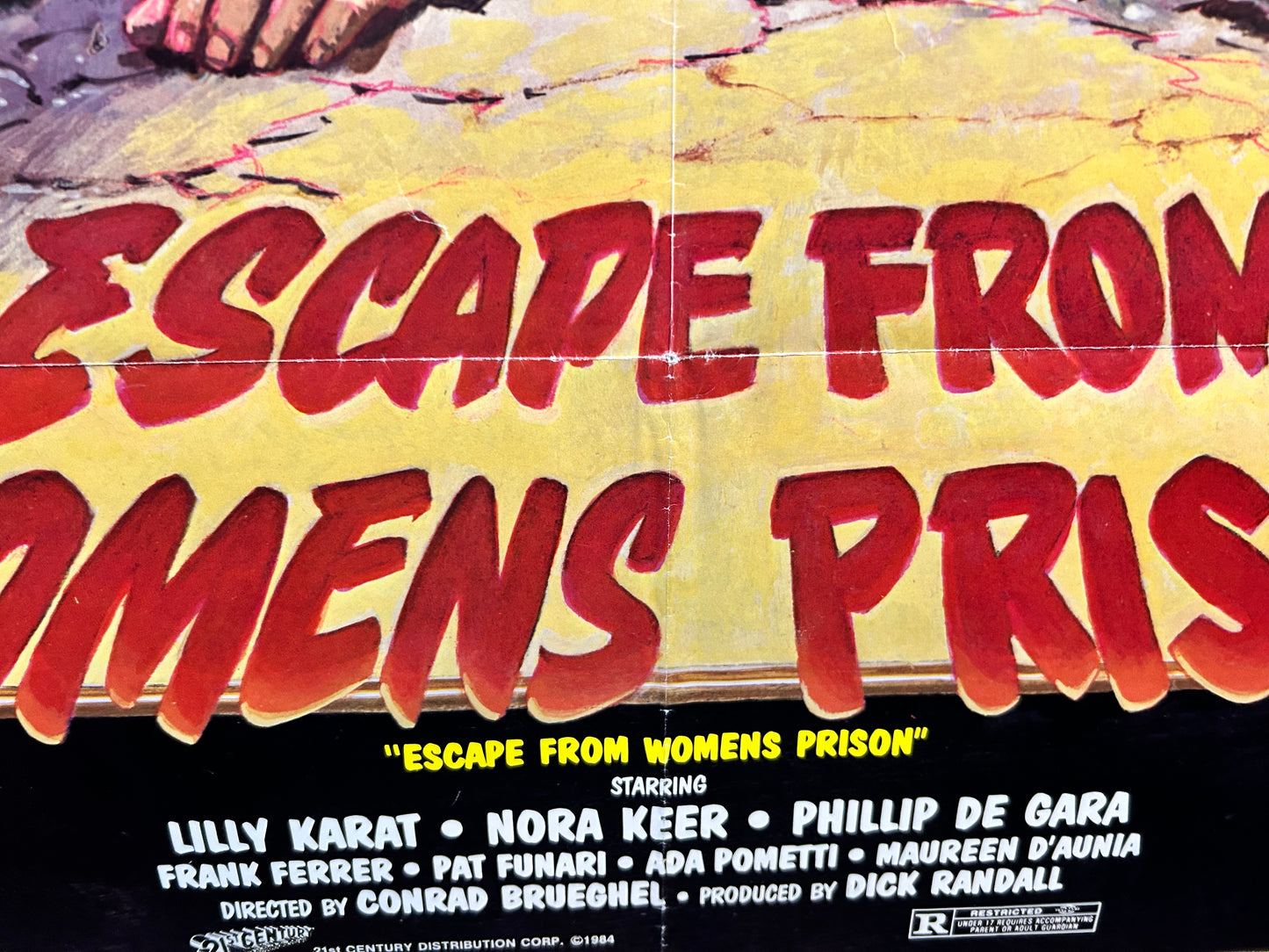 Escape From Women's Prison Original One Sheet Poster 1978