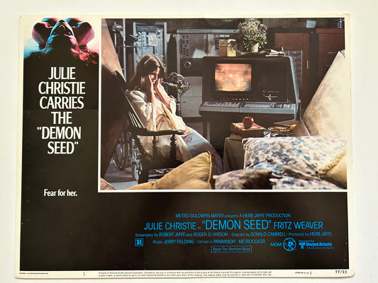 Demon Seed 11x14 Lobby Card #1 1977