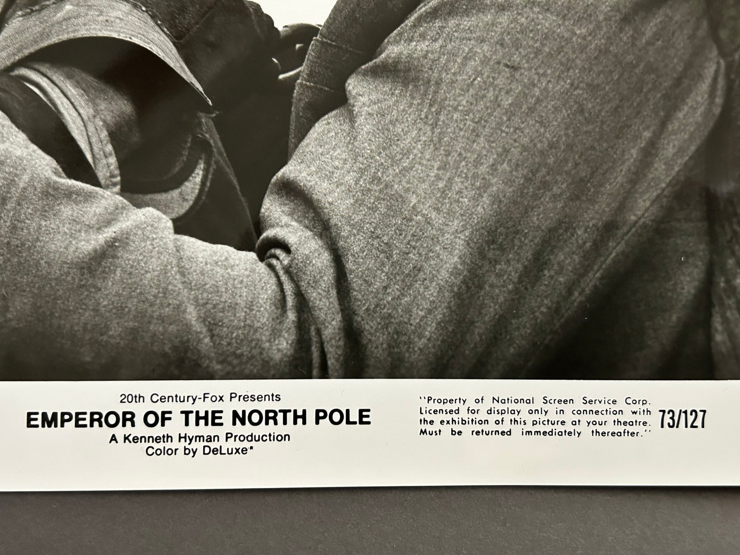 Emperor Of The North Pair 8x10 B+W Stills 1973