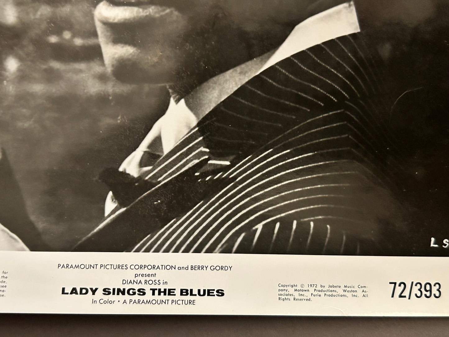 Lady Sings The Blues Pair 8x10 B+W Stills 1972