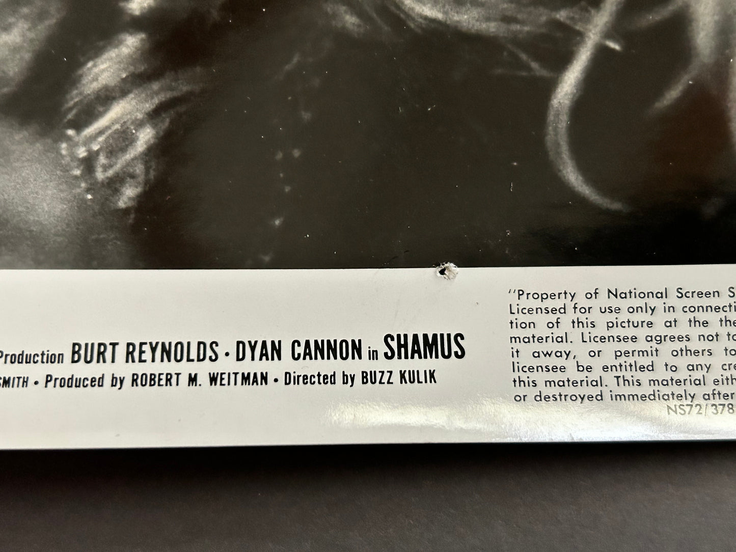 Shamus Lot of 3 8x10 B+W Stills 1973