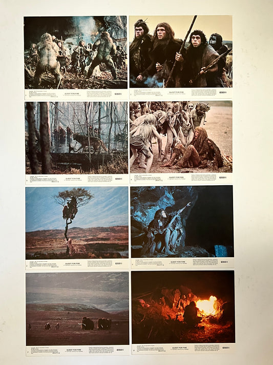 Quest For Fire Color 8x10 Still Set of 8 1982