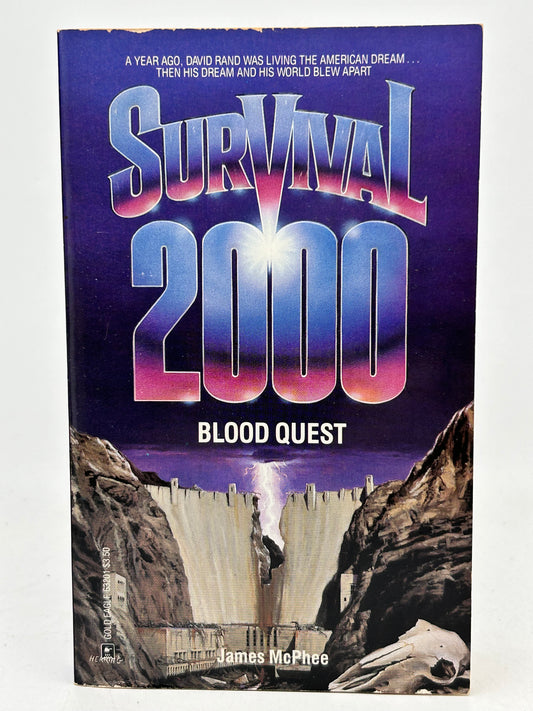 Survival 2000 Blood Quest Book #1 GOLD EAGLE Paperback James McPhee SF04