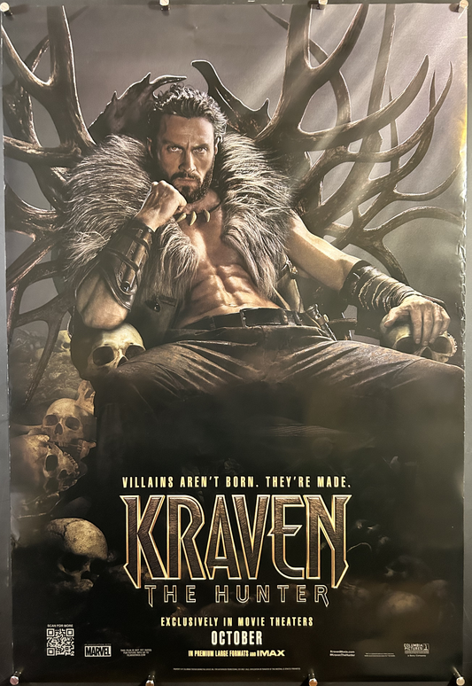 Kraven The Hunter Original One Sheet Teaser Poster 2023