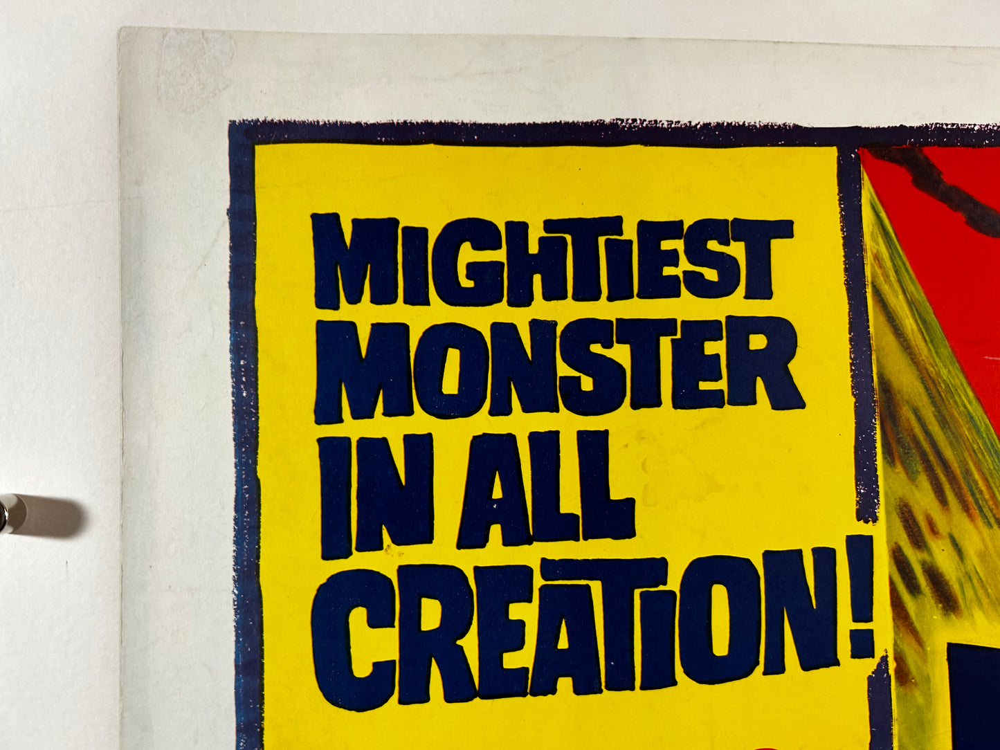 Mothra Original Half Sheet Poster Linen-backed And Restored 1962 TOHO
