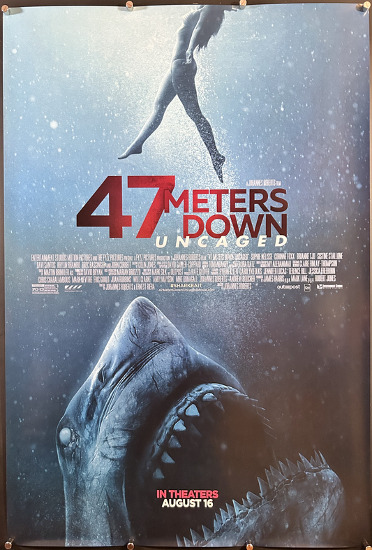 47 Meters Down: Uncaged Original One Sheet Poster 2019