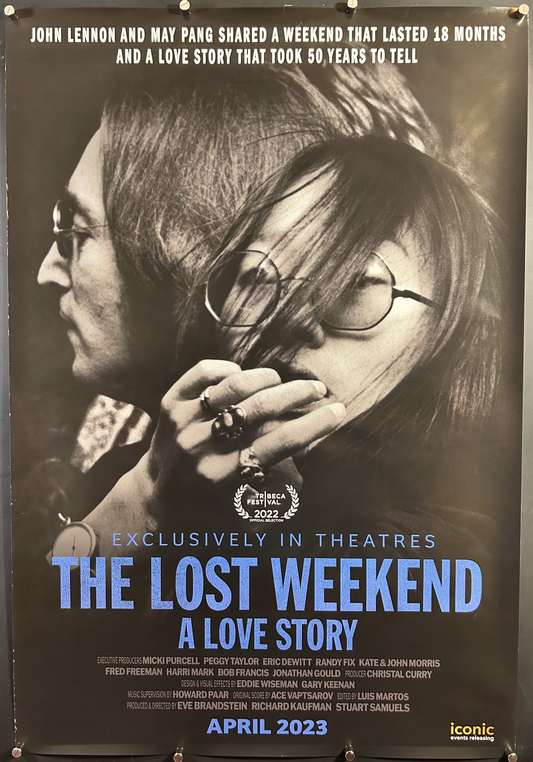 Lost Weekend A Love Story Original One Sheet Poster 2023