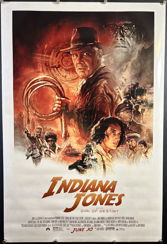 Indiana Jones And The Dial Of Destiny Original One Sheet Poster 2023