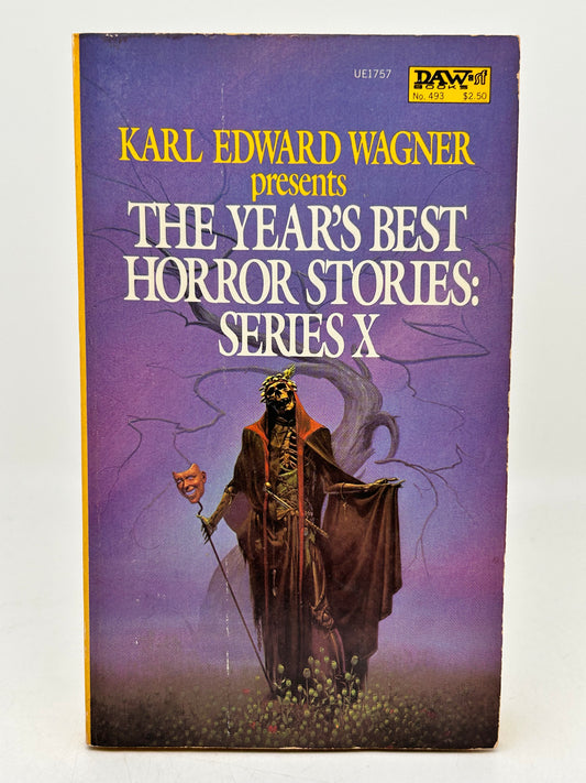 Year's Best Horror Stories Series X DAW Paperback Karl Edward Wagner HS4