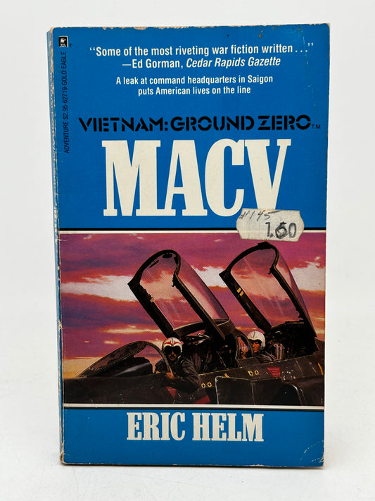 MACV Vietnam Ground Zero GOLD EAGLE Paperback Eric Helm HS4