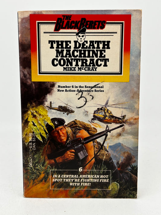 Black Berets #6 Death Machine Contract DELL Paperback Mike McCray HS4
