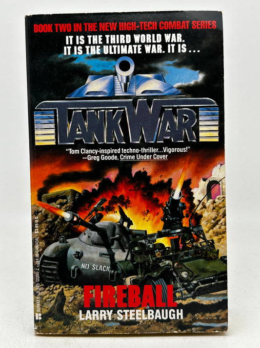 Tank War #2 Fireball BERKLEY Paperback Larry Steelbaugh HS4