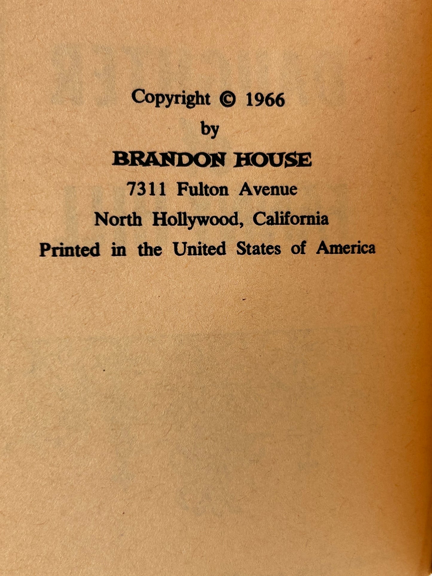 Daughter Of Fanny Hill BRANDON HOUSE Paperback HS4