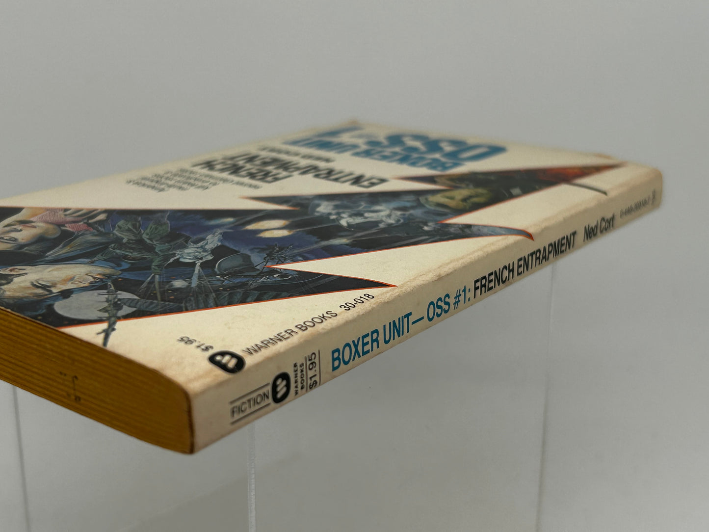 Boxer Unit OSS #1 French Entrapment WARNER Paperback Ned Cort HS4