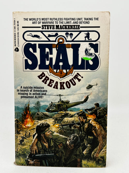 Seals #5 Breakout! AVON Paperback Steve Mackenzie HS4