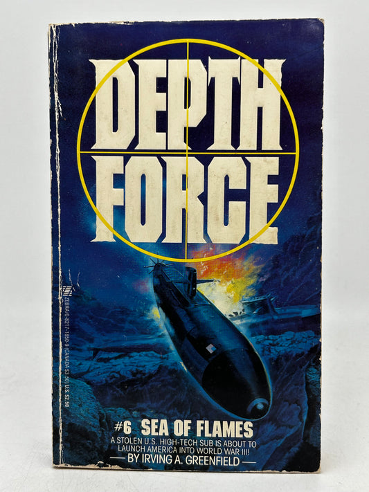 Depth Force #6 Sea Of Flames ZEBRA Paperback Irving A. Greenfield HS4