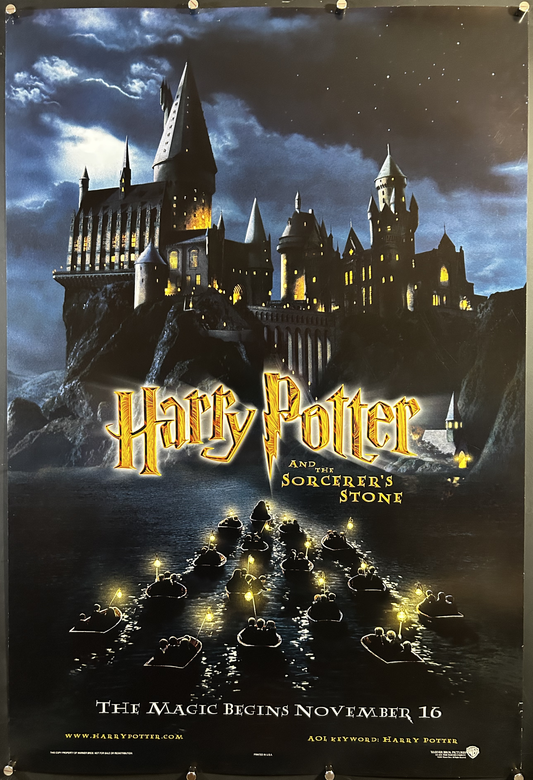 Harry Potter And The Sorcerer's Stone Original Advance One Sheet Poster 2001