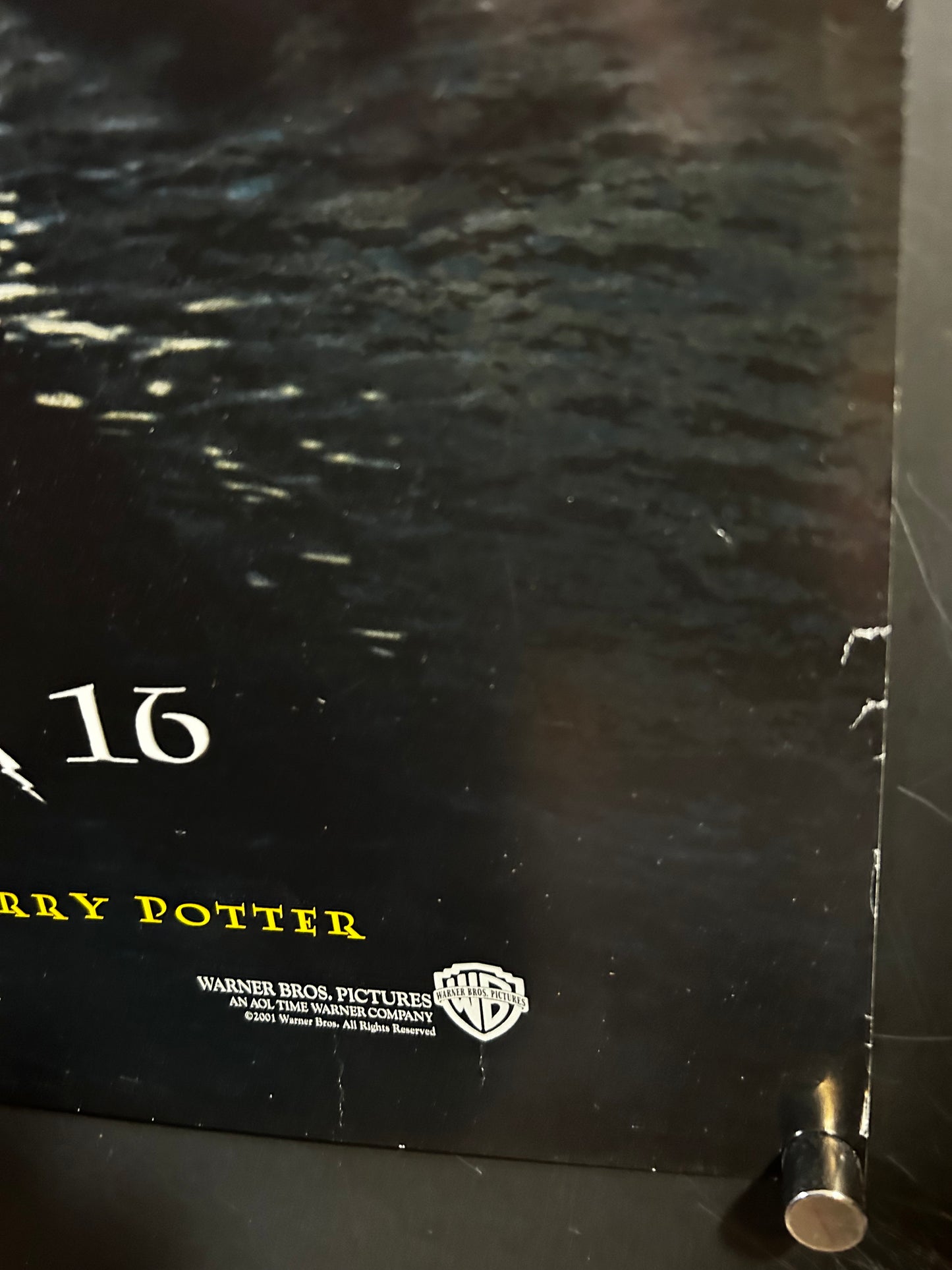 Harry Potter And The Sorcerer's Stone Original Advance One Sheet Poster 2001