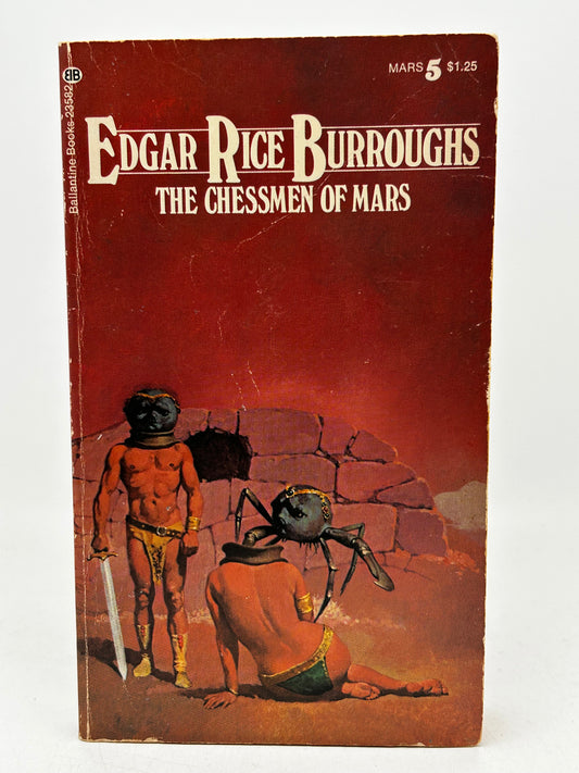 Chessmen Of Mars #5 BALLANTINE Paperback Edgar Rice Burroughs SF06
